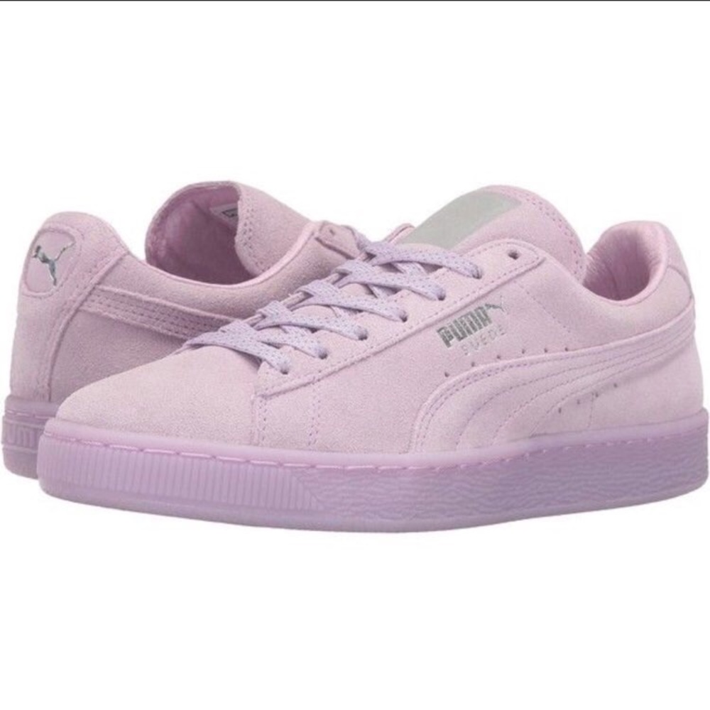PUMA Classic Pastel Baby Purple Suede Sneakers